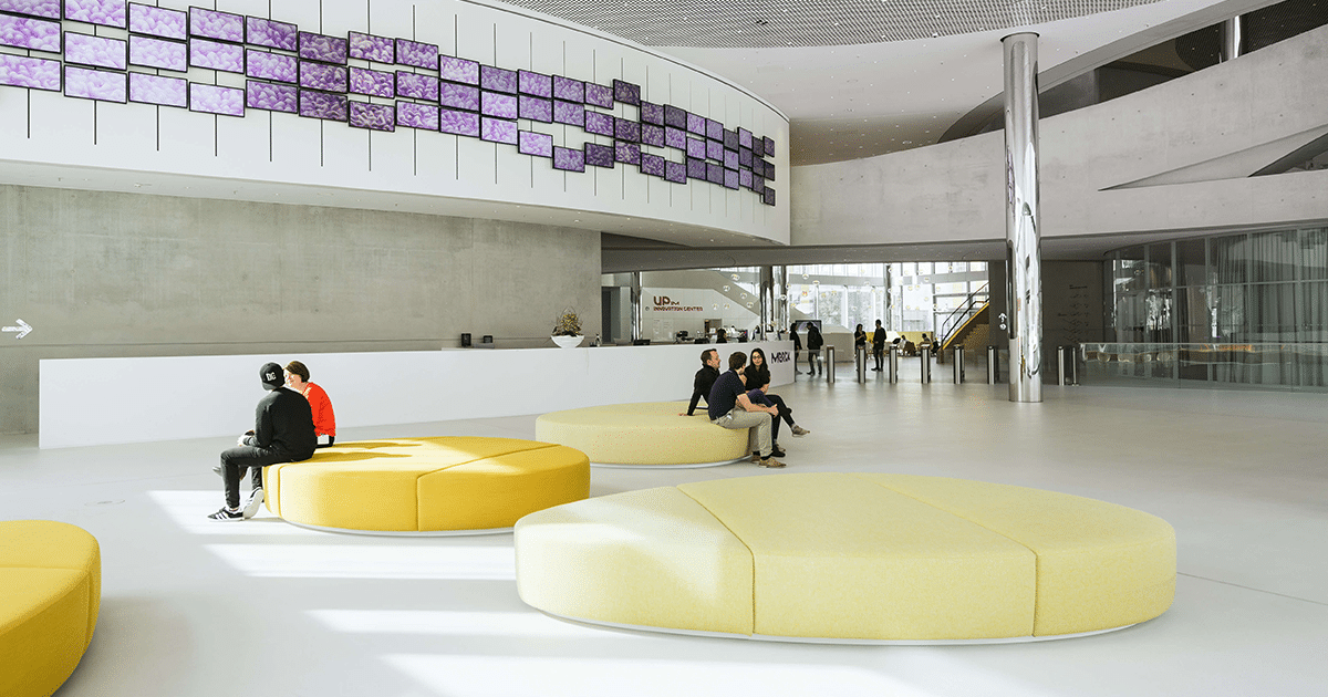 Lobby des Merck-Hauptsitzes